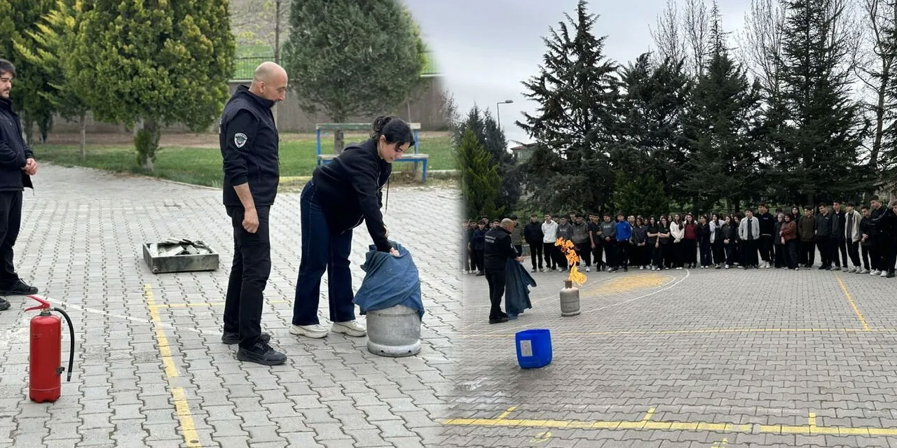 Kırıkkale'de öğrencilere afet farkındalık eğitimi verildi