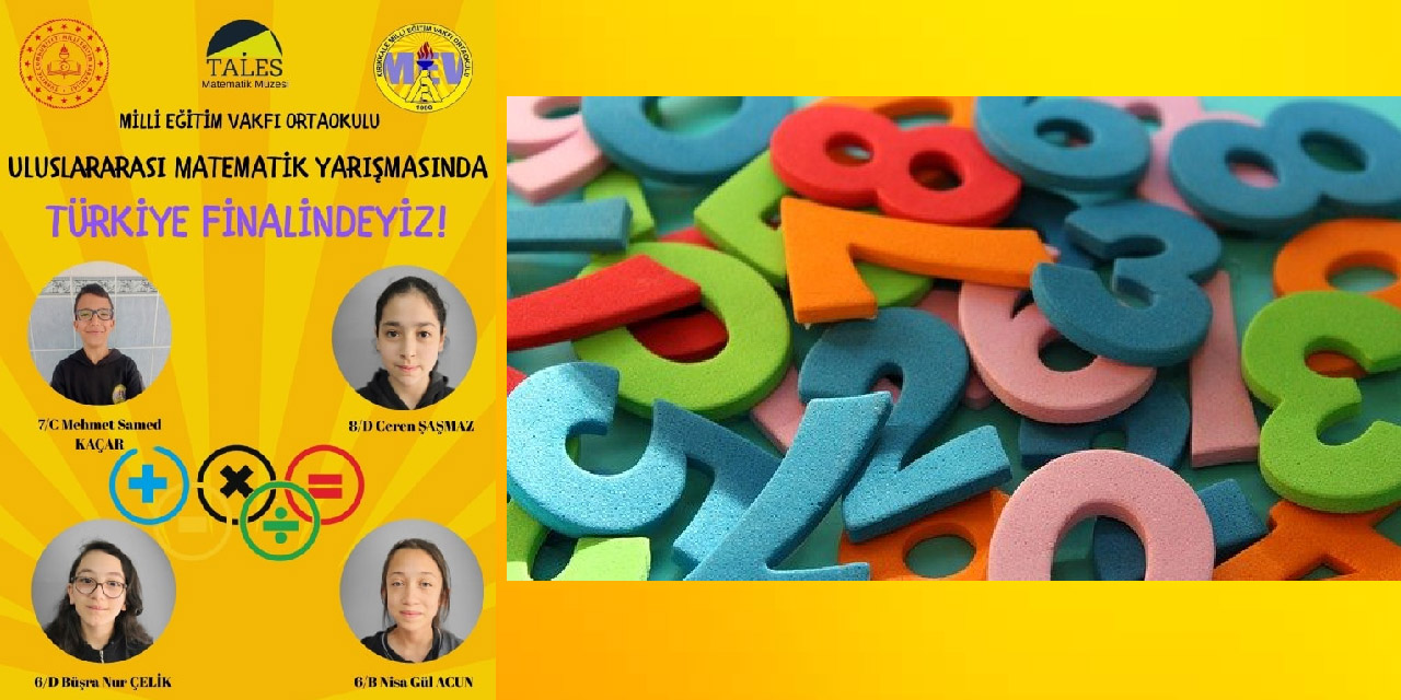 Kırıkkale'den çıkan başarı, matematik dalında Türkiye finalindeyiz