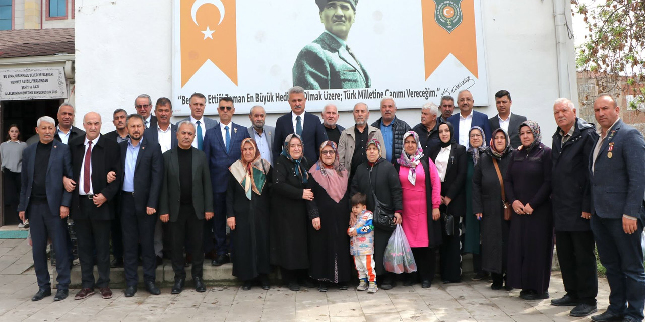 Başkan Sungur’dan şehit ailelerine vefa ziyareti: Sungur: “Şehitlerimizin emaneti başımızın tacı”