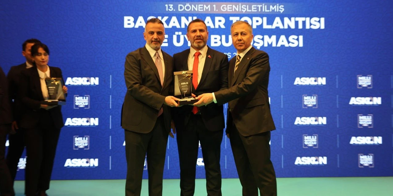 ASKON Kırıkkale Şube Başkanı Savaş Geyik’e ödül