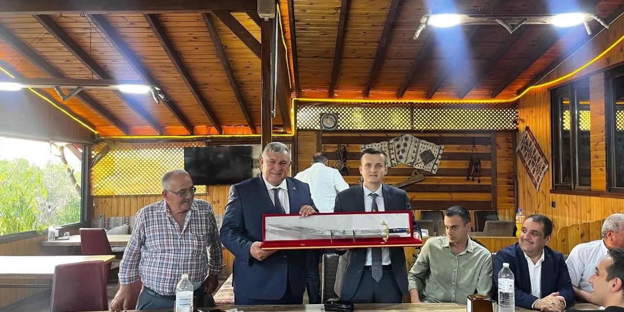 Çelebi Kaymakamı Metehan Toy’a veda yemeği