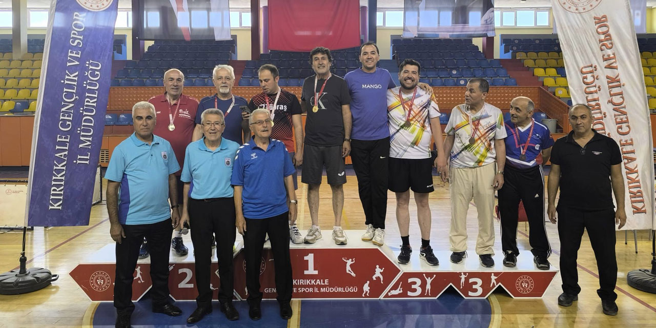 Masa tenisi heyecanı Kırıkkale’de sona erdi