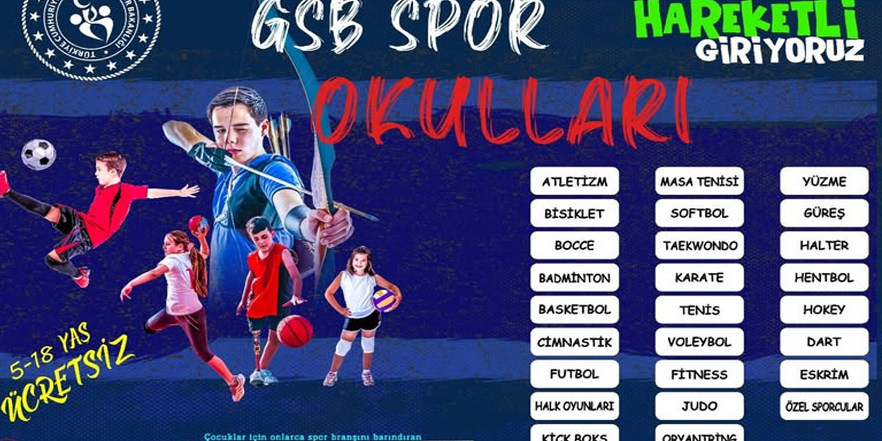 Kırıkkale’de yaz spor rüzgârı başladı: 26 branşta ücretsiz eğitim!