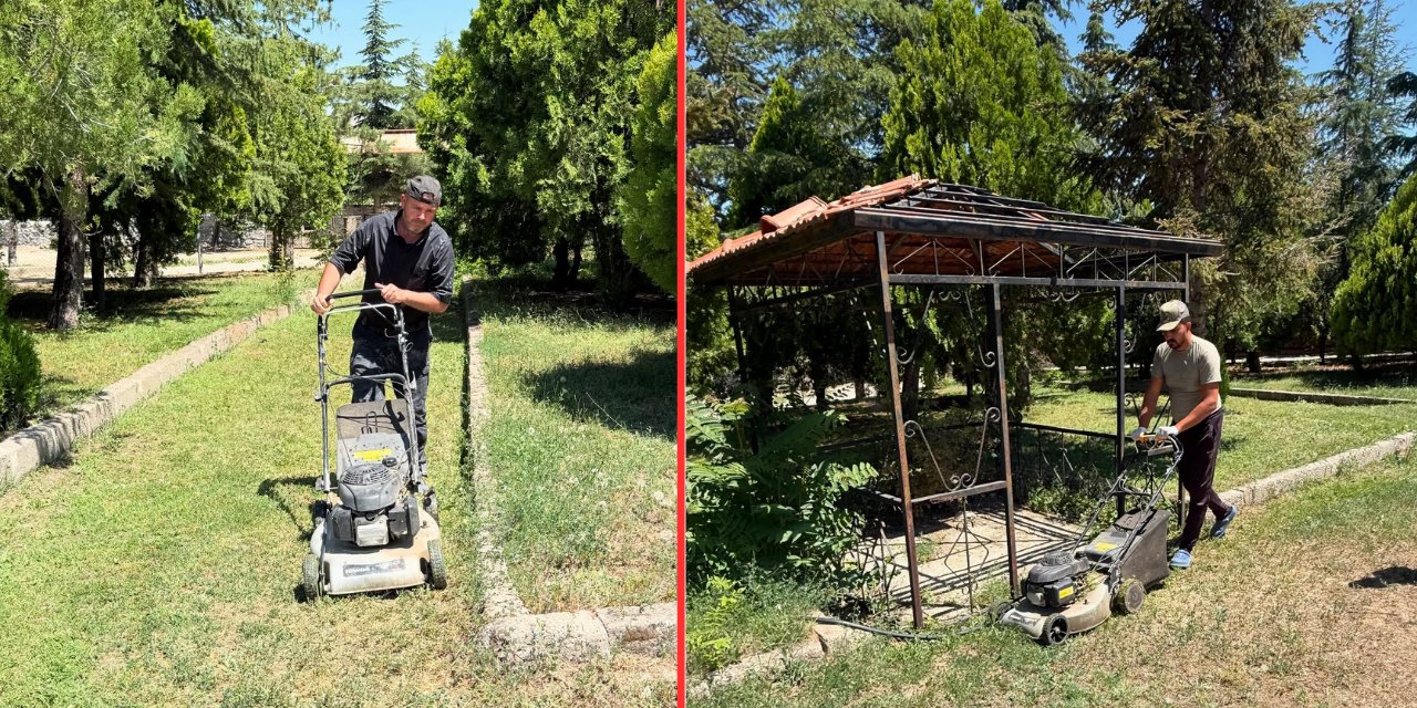 Hacılar’da parklar yenileniyor, bakımları yapılıyor