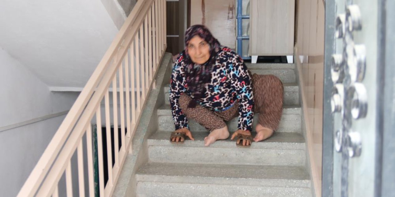 63 yıldır sürünen Hatice teyzenin yürek yakan dramı