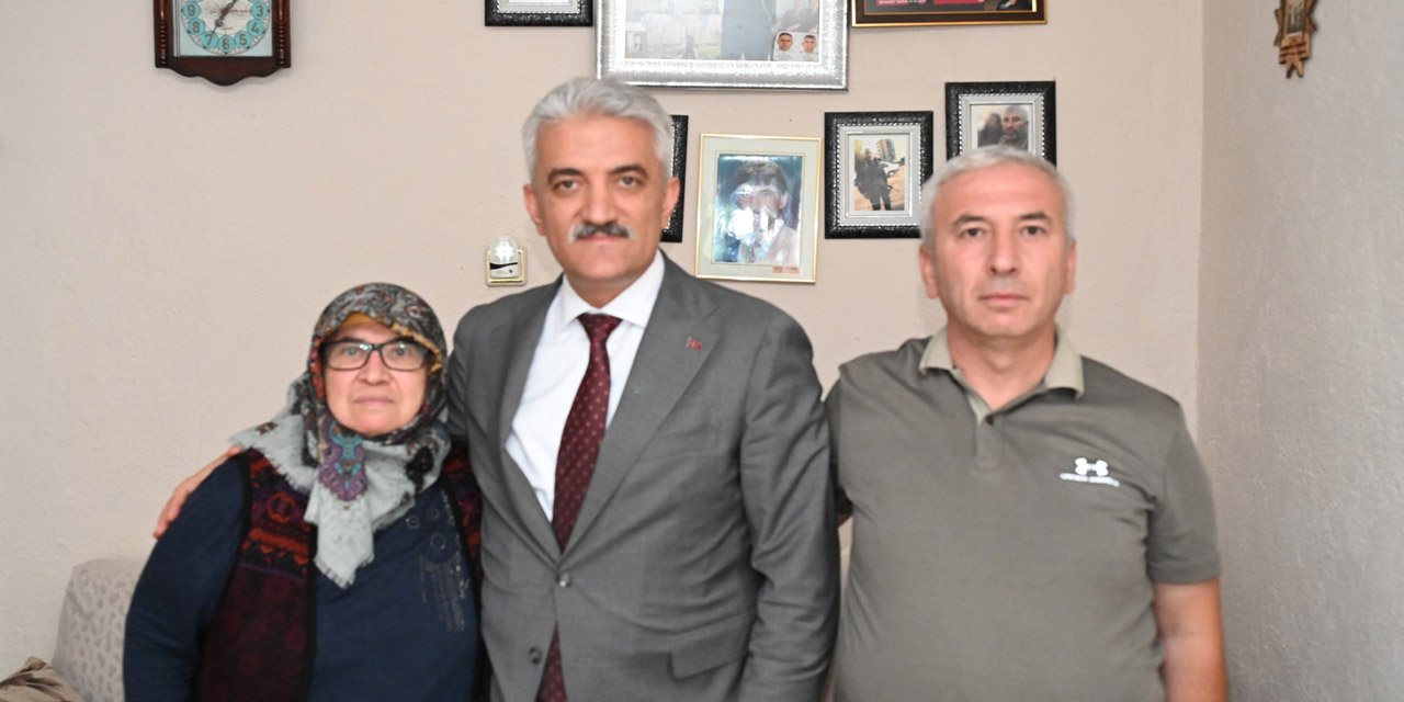 Kırıkkale Valisi Makas'tan şehit ailesine anlamlı ziyaret