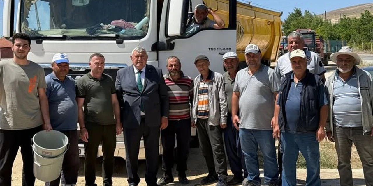 Çelebi'de TMO alım merkezi hizmete girdi