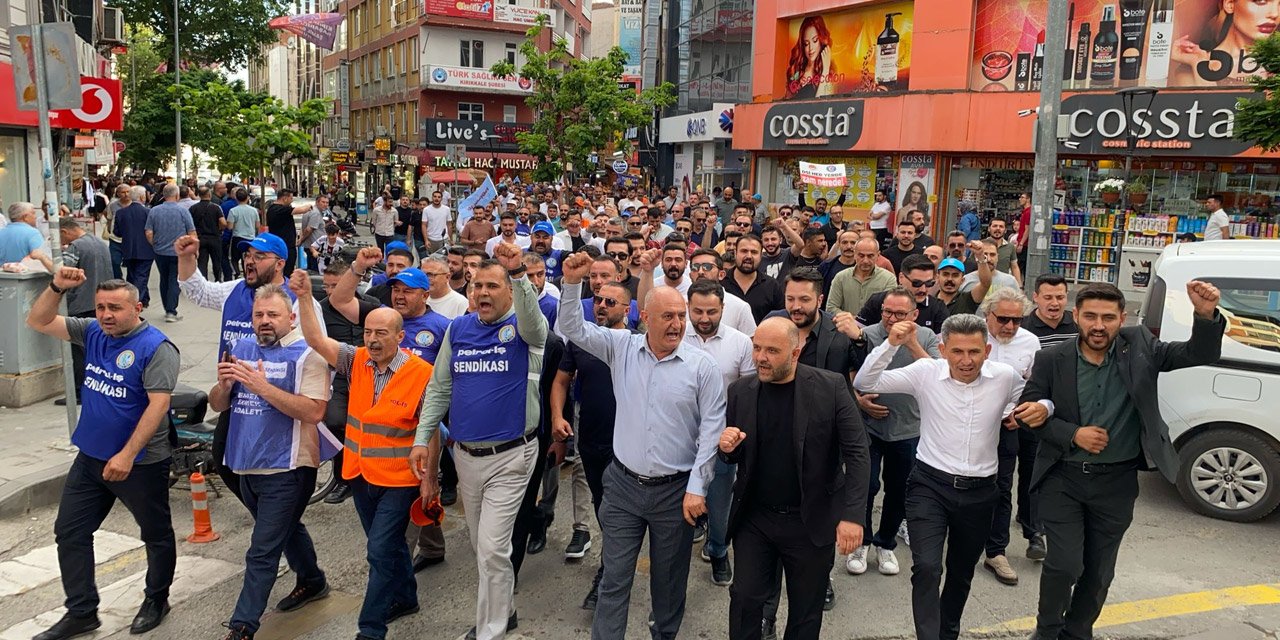 Türk-İş 81 ilde sokakta: Haklarımızı istiyoruz! Geçinemiyoruz