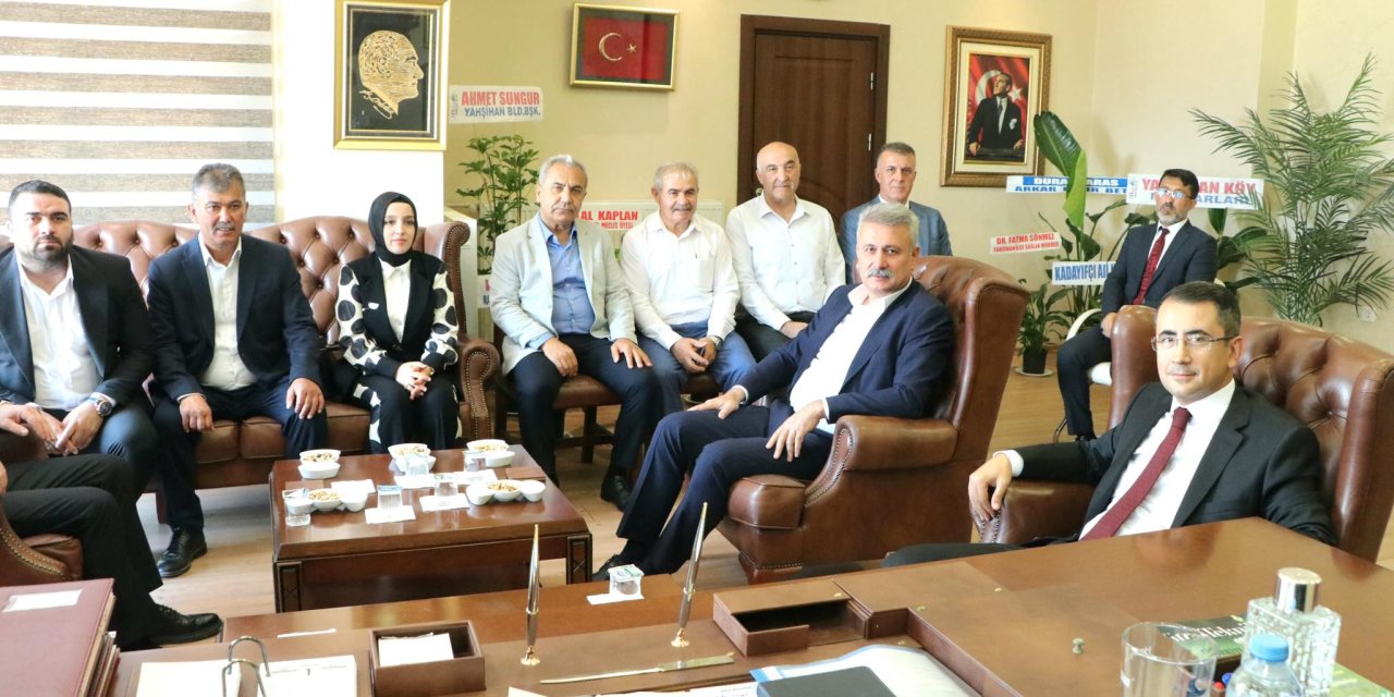 Yahşihan’da yeni dönem: Protokolden Kaymakam Kasman’a ziyaret