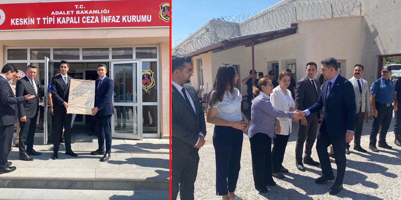 Keskin Kaymakamı'ndan cezaevine anlamlı ziyaret