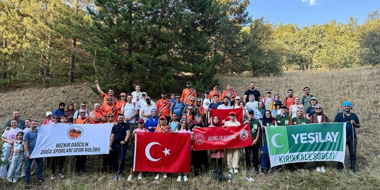 Kırıkkale’de teknolojiye meydan okuyan doğa yürüyüşü!