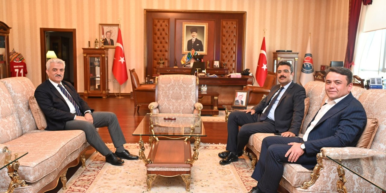 Kırıkkale Vali Makas makamında önemli misafirleri ağırladı