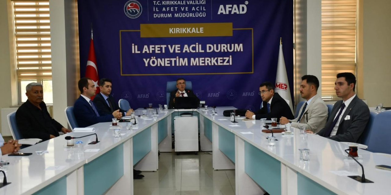 Kırıkkale’de taşkın riskleri masaya yatırıldı