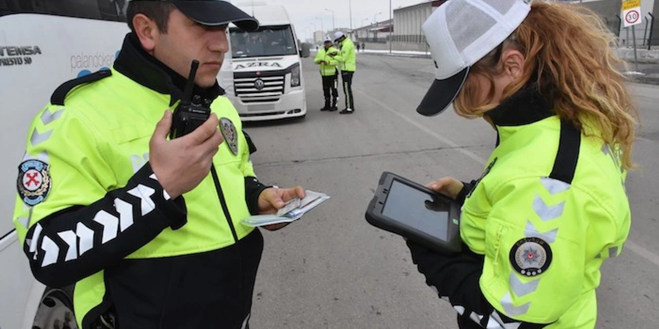 Kırıkkale'de binlerce araç denetlendi: 75 araç trafikten men edildi