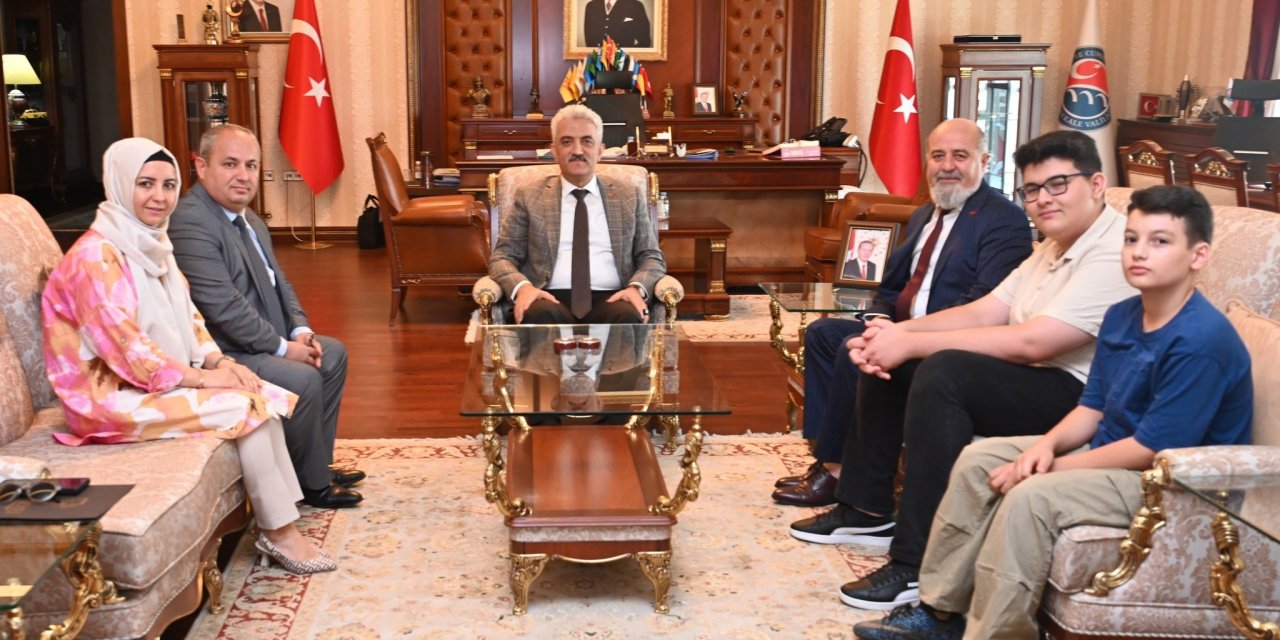 Kırıkkale Valisi Makas, misafirlerini ağırladı