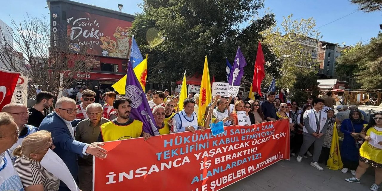 Kamu emekçileri Kırıkkale’de alanlardaydı: “Sefalete teslim olmayacağız!”