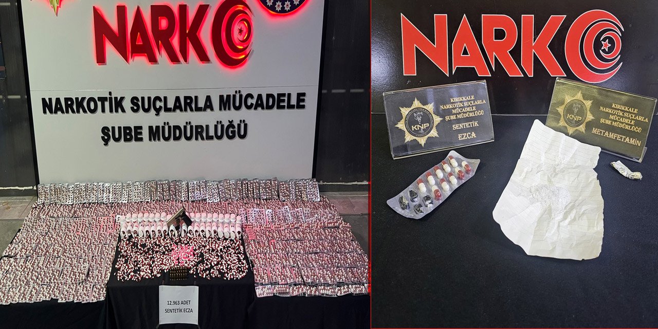 Kırıkkale emniyeti sokak satıcılarını çökertti: Binlerce madde ele geçirildi