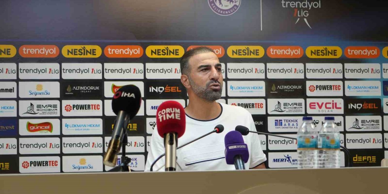 Sedat Ağçay: "İstatistik anlamında iyiyiz ama futbolda gol olmayınca bir anlam taşımıyor"
