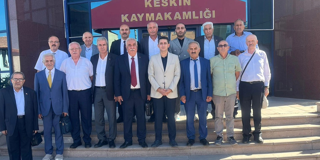 Ankara Keskinliler Derneği'nden kaymakam Kayatürk’e ziyaret