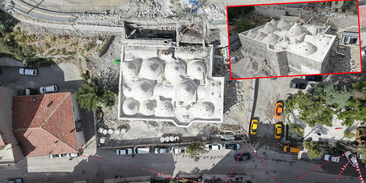 Asırlık tarihi hamam restore ediliyor