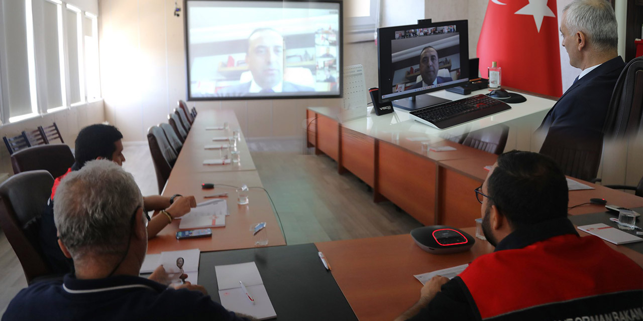 Kırıkkale Tarım Bakanlığı zoom toplantısına katıldı