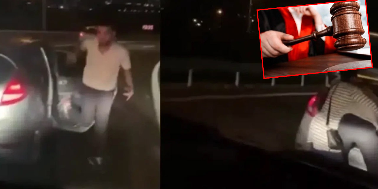 Trafikteki baltalı saldırgan ve oğlu 3 yıl 9'ar ay hapis cezasına çarptırıldı