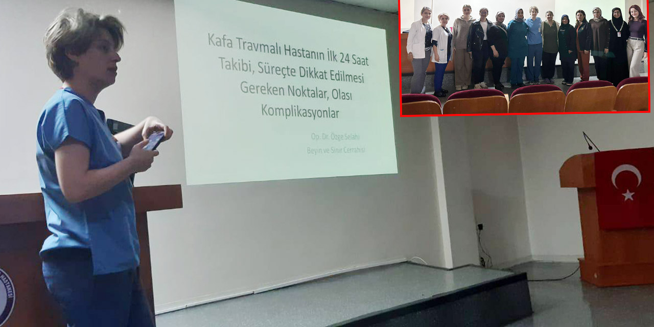Kırıkkale'de sağlık çalışanları kafa Travmasına karşı bilgilendirildi