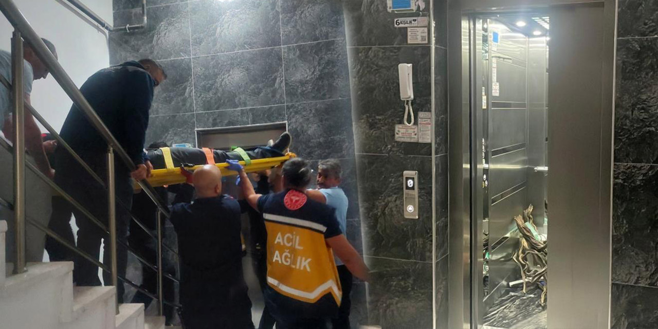 Aniden yere çakılan asansörde can pazarı