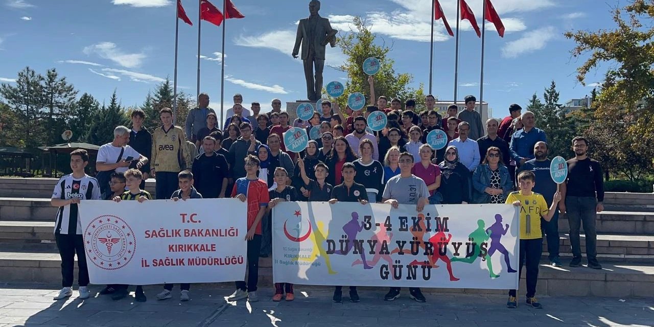 Kırıkkale sağlık için yürüdü!