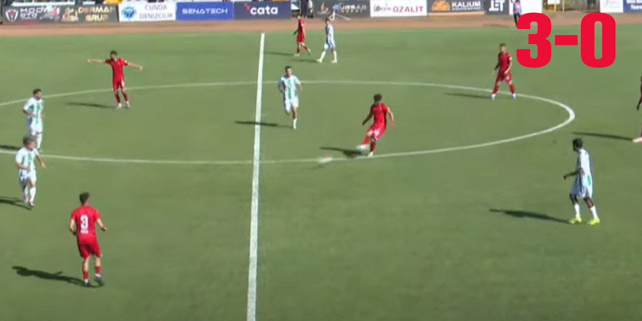 Kırıkkale FK ilk yarıda dağıldı: 12 Bingöl-3, Kırıkkale FK-0