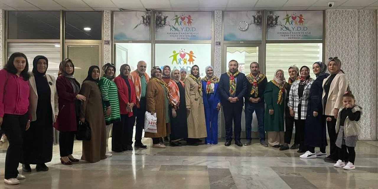 Reyhane Ercan ve ekibine destek ziyareti: Kırıkkale'de STK'lar birleşti