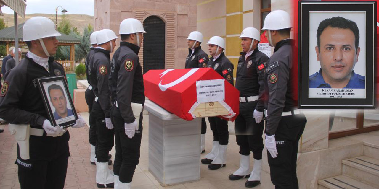 Kansere yenik düşen polis memuru, toprağa verildi
