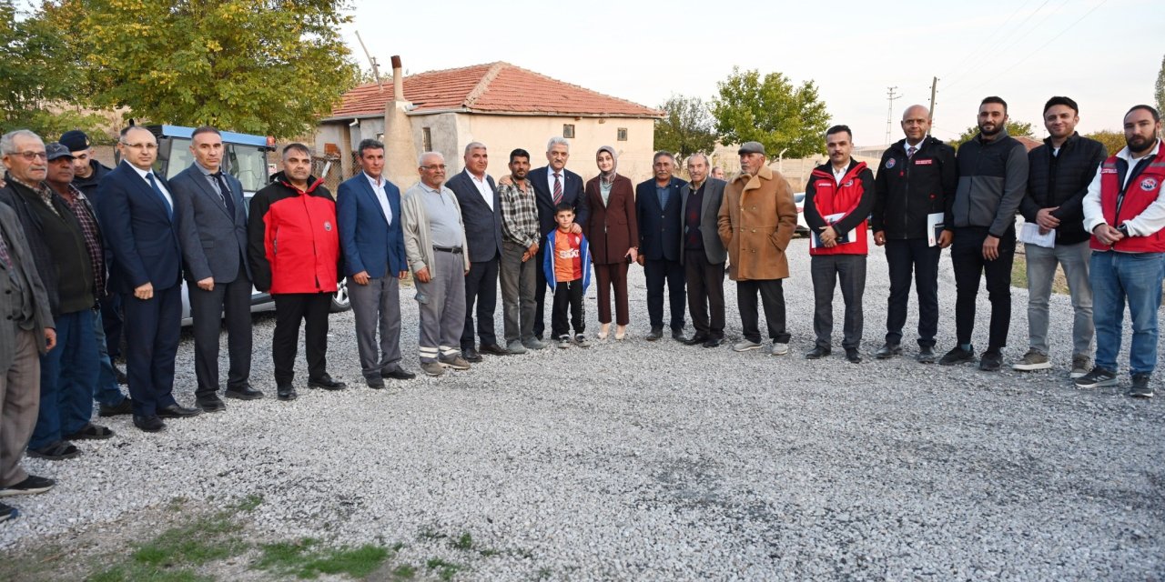 Köylere yatırım Kırıkkale Valisi Makas'dan tam not aldı