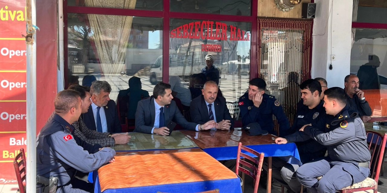 Keskin'de devlet-esnaf buluşması! Esnafın nabzı tutuldu
