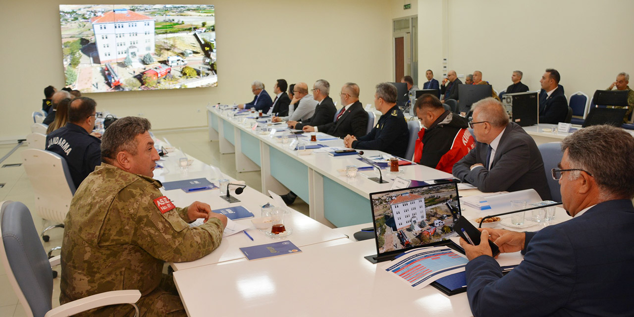 Kırıkkale'de afetlere karşı koordinasyon test edildi