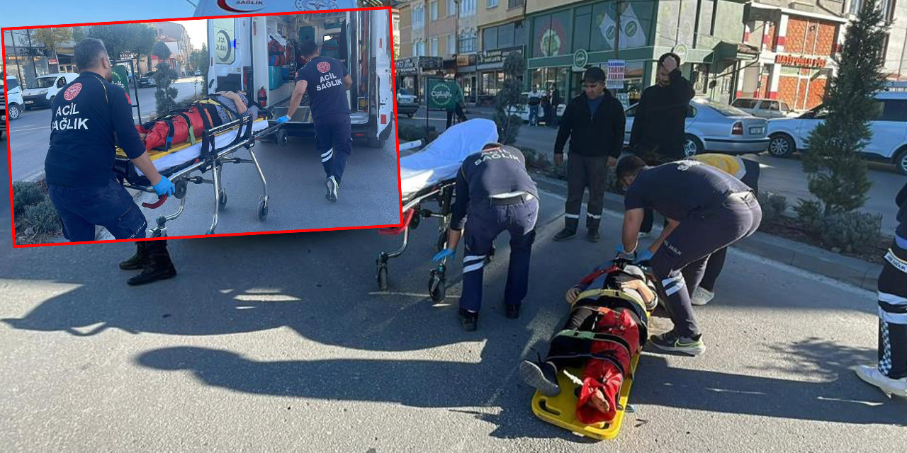 Otomobilin çarptığı kadın ölümünden döndü