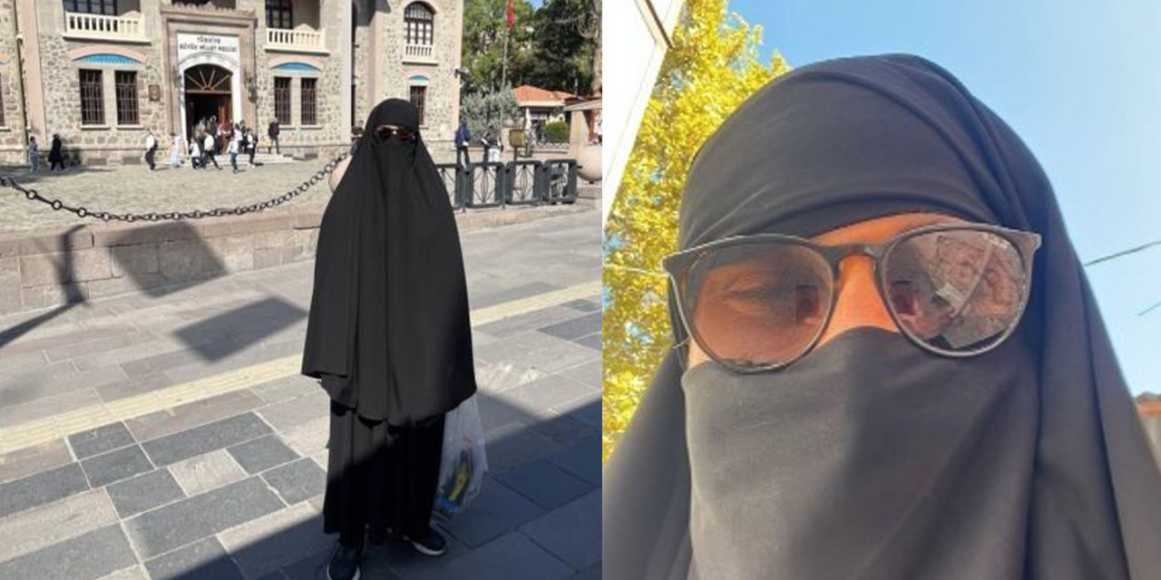 Sokaklarda çarşafla gezen erkek şahıs gözaltına alındı