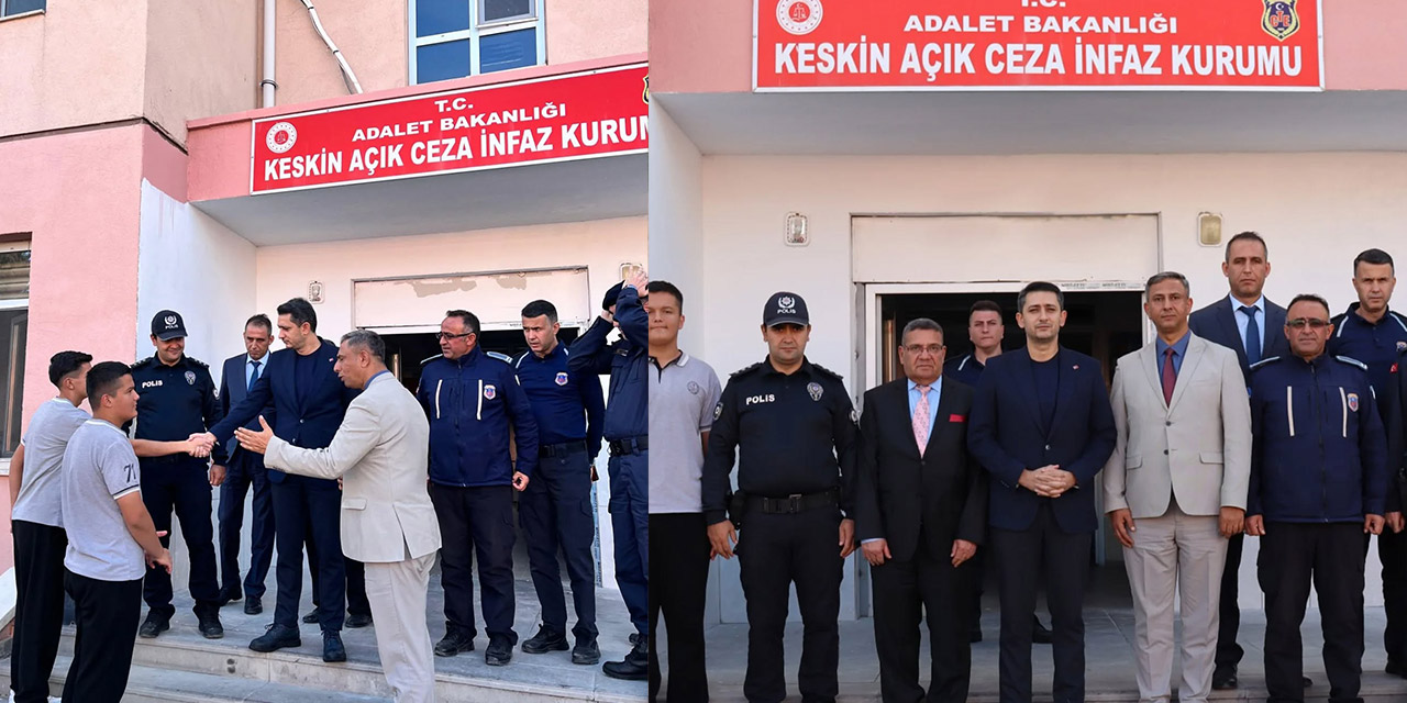 Keskin Kaymakamı Kayatürk Açık Cezaevinin işleyişini denetledi
