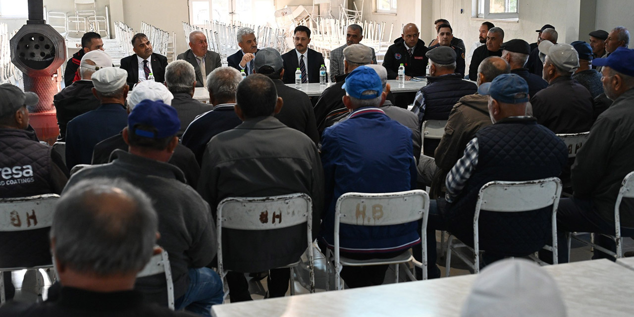 Vali Makas, Hamzalı Köyünde incelemelerde bulundu