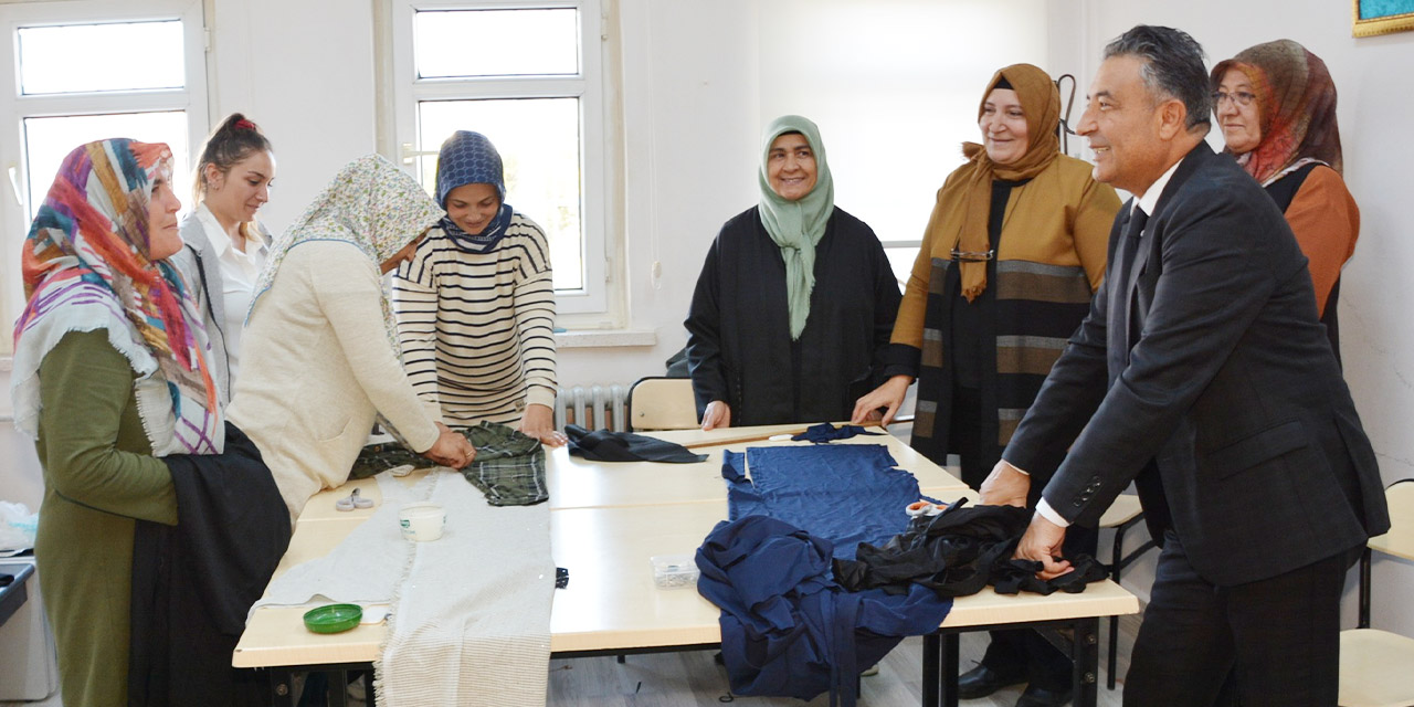 Kırıkkale İl Müdürü Güney Çelebi'de atölyeleri denetledi