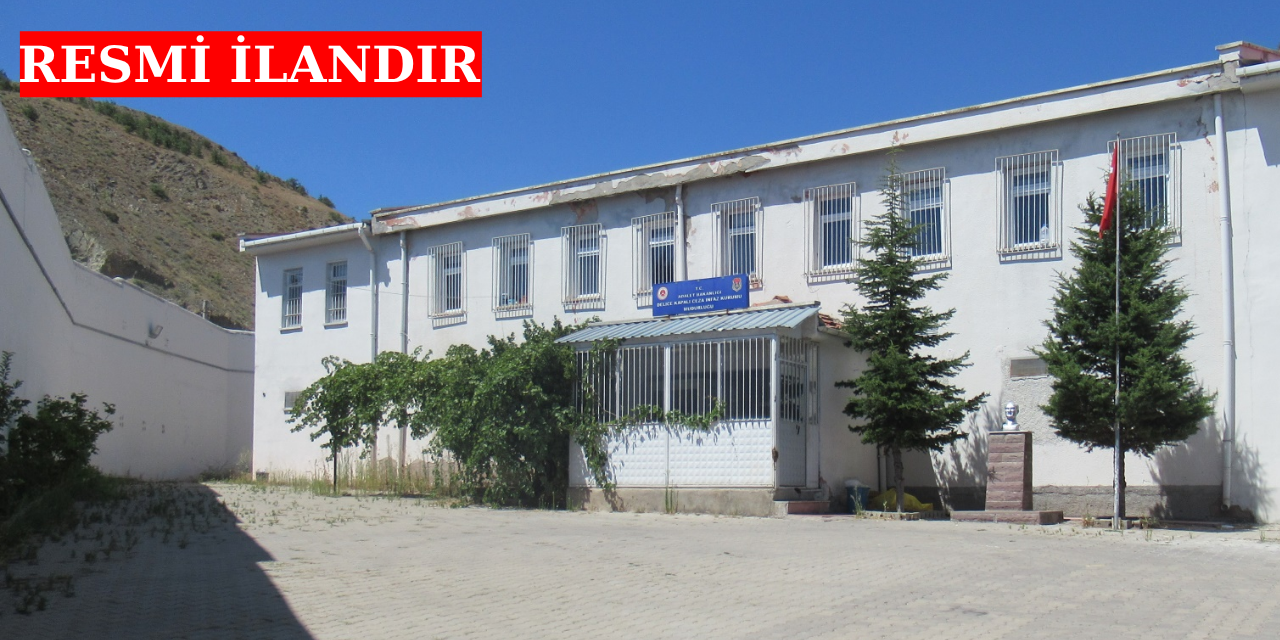 Delice Kapalı Ve Açık Ceza İnfaz Kurumu İşyurdu Müdürlüğü resmi ilanı