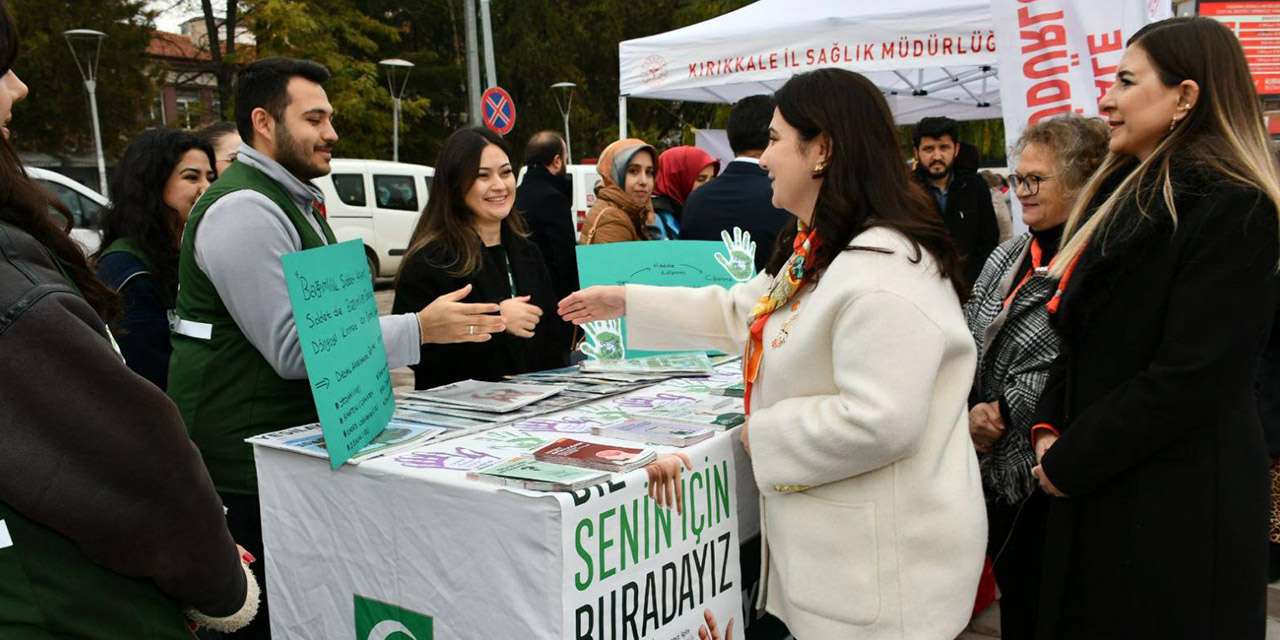 Kırıkkale'den 'Şiddete Dur' mesajı verildi