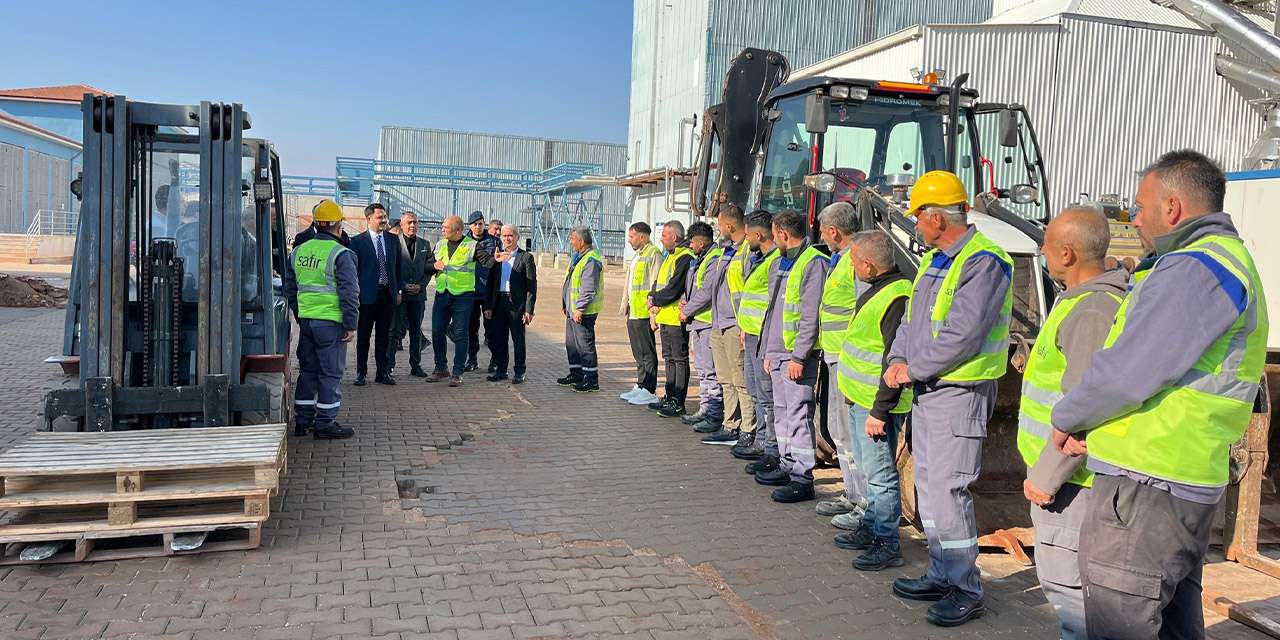 Delice Safir Tuz tesisinde inceleme