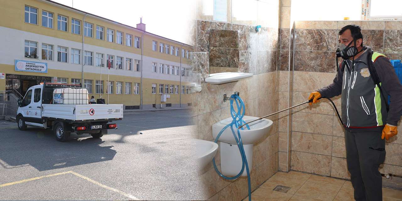 Kırıkkale'de okullarda kapsamlı Hijyen seferberliği!