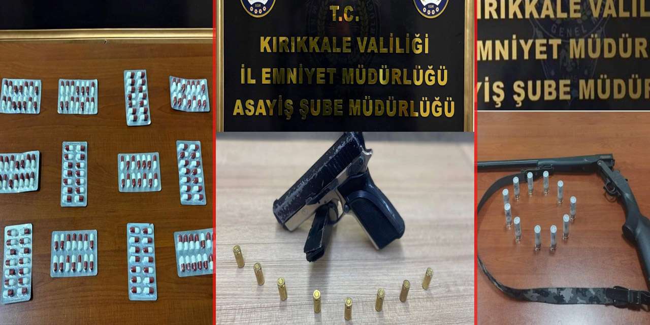 Kırıkkale'de büyük temizlik! Emniyet'ten 15 tutuklama!