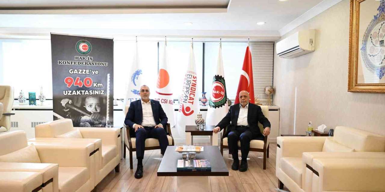 Bakan Işıkhan: "(HAK-İŞ ile görüşme) görüşmeler neticesinde elde ettiğimiz verileri komisyona ileteceğim"