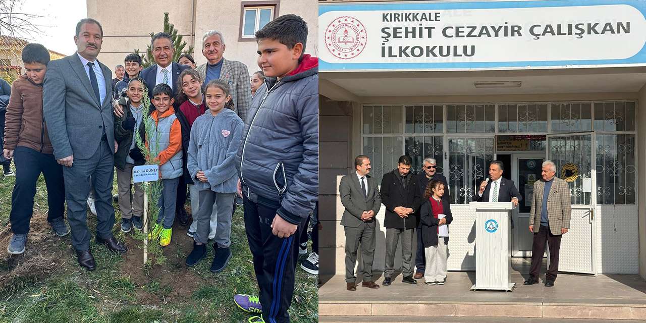 Atıklar sanata, fidanlar toprağa dönüştü!