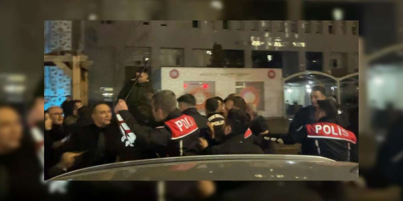 Cinayet davası çıkışında adliye önü karıştı: 4 yaralı, 12 gözaltı!