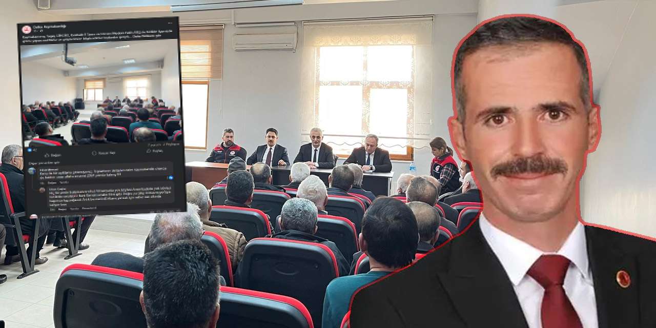 Muhtarlar toplantısı sosyal medyada karıştı: Belediye Başkanından "ağır" gönderme!