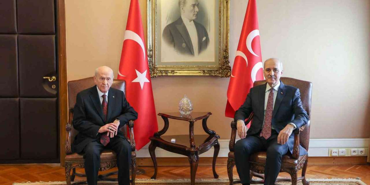 TBMM Başkanı Kurtulmuş, MHP Lideri Bahçeli’yi ziyaret etti